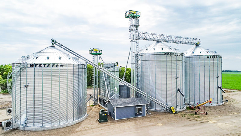 Beltrami, Minnesota, grain system, Westeel grain bins, Advanced Grain Handling Systems
